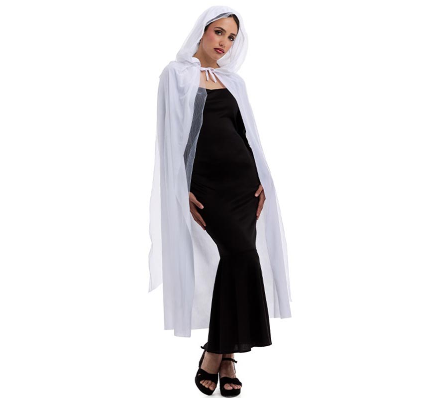 Translation missing: fr.Capa con Capucha Terciopelo y tul de 120 cm en varios colores