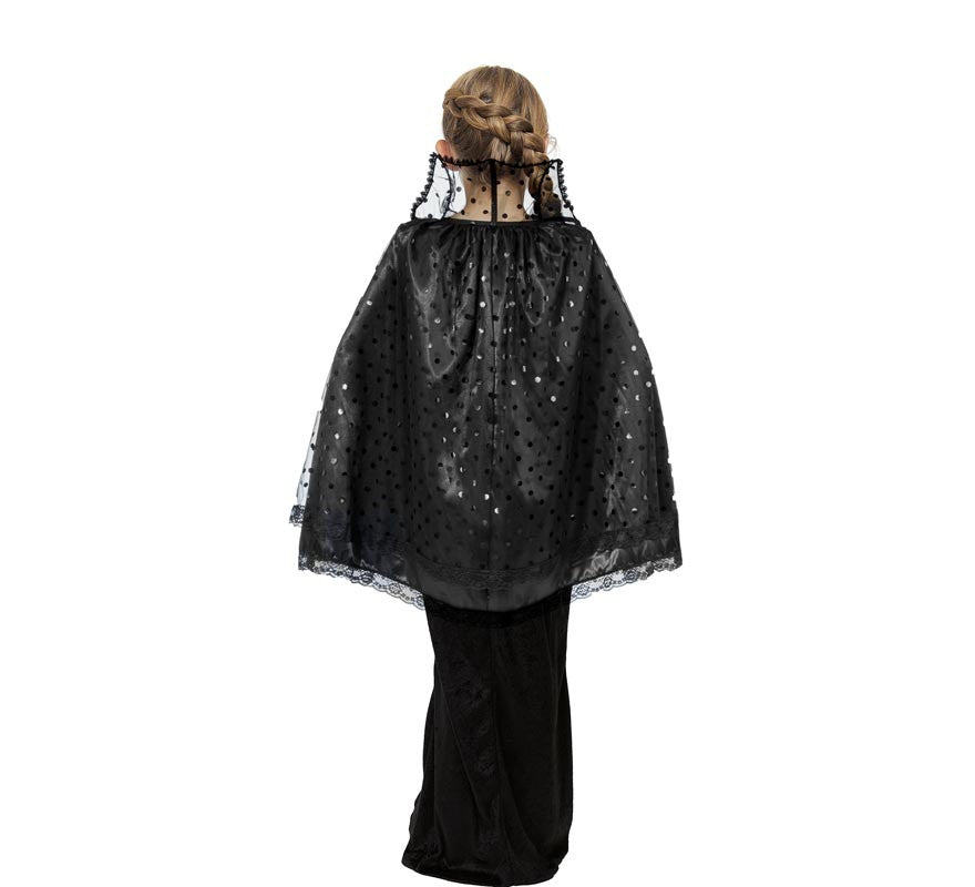Translation missing: fr.Capa de Bruja negra con cuello infantil
