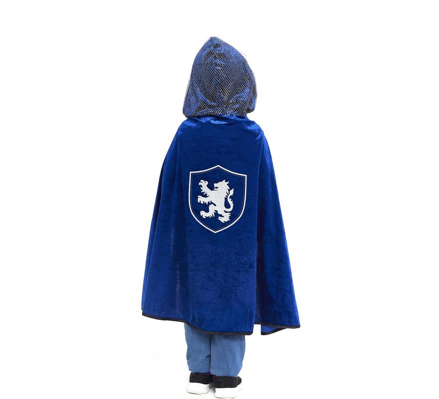 Translation missing: fr.Capa de Caballero azul con capucha infantil