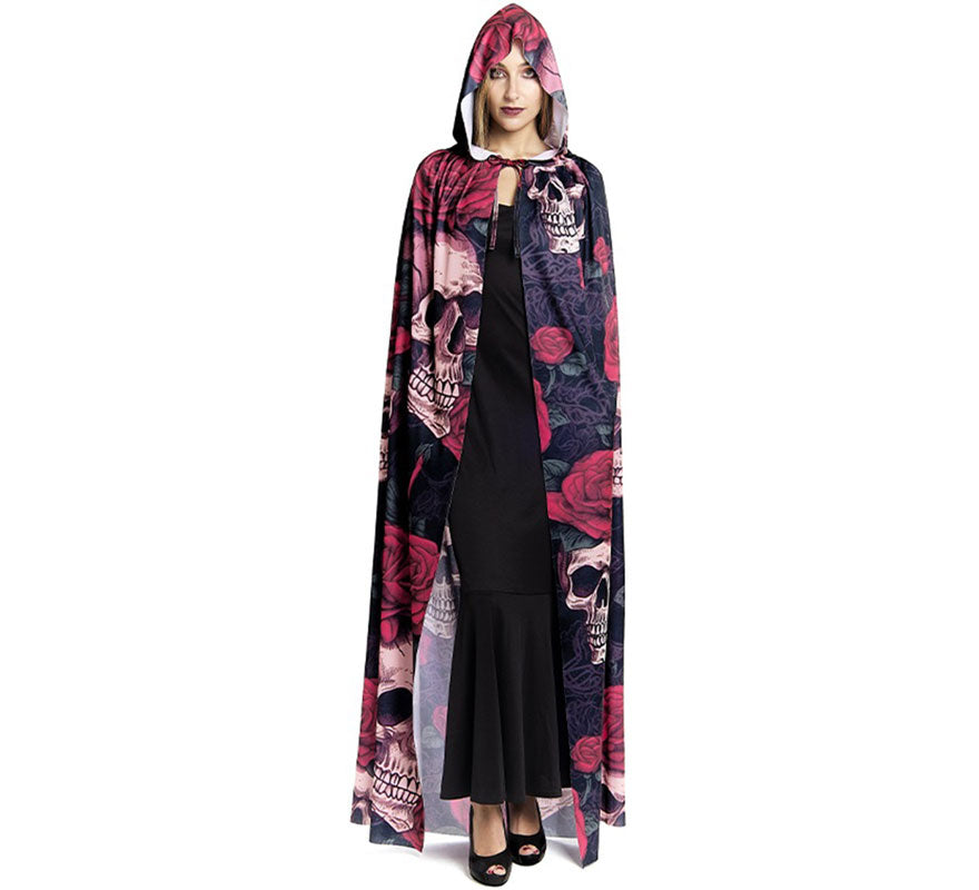 Translation missing: fr.Capa de Calavera con Rosas de 185 cm