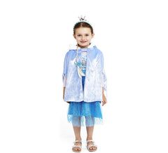 Cape princesse avec capuche enfant