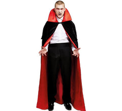 Cape Vampire en Satin et Velours avec col adulte 180 cm