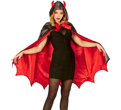 Cape à capuche du diable pour femme