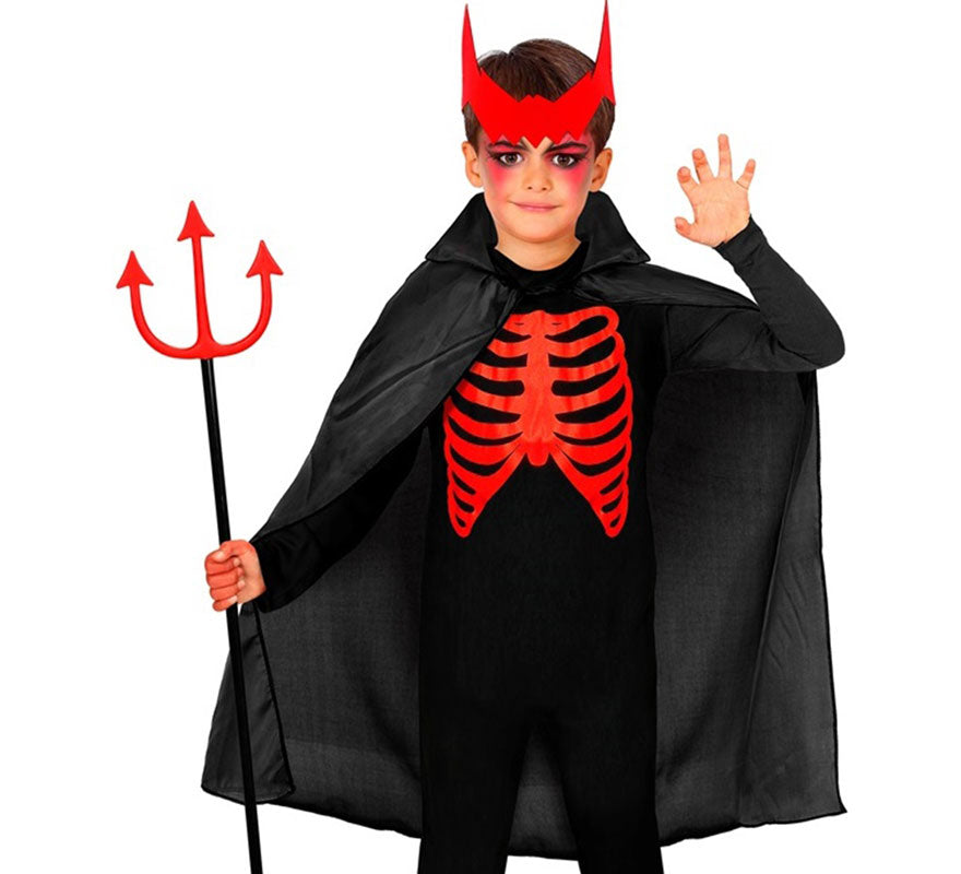 Translation missing: fr.Capa negra de 100 cm para niños