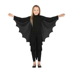Cape noire chauve-souris enfant