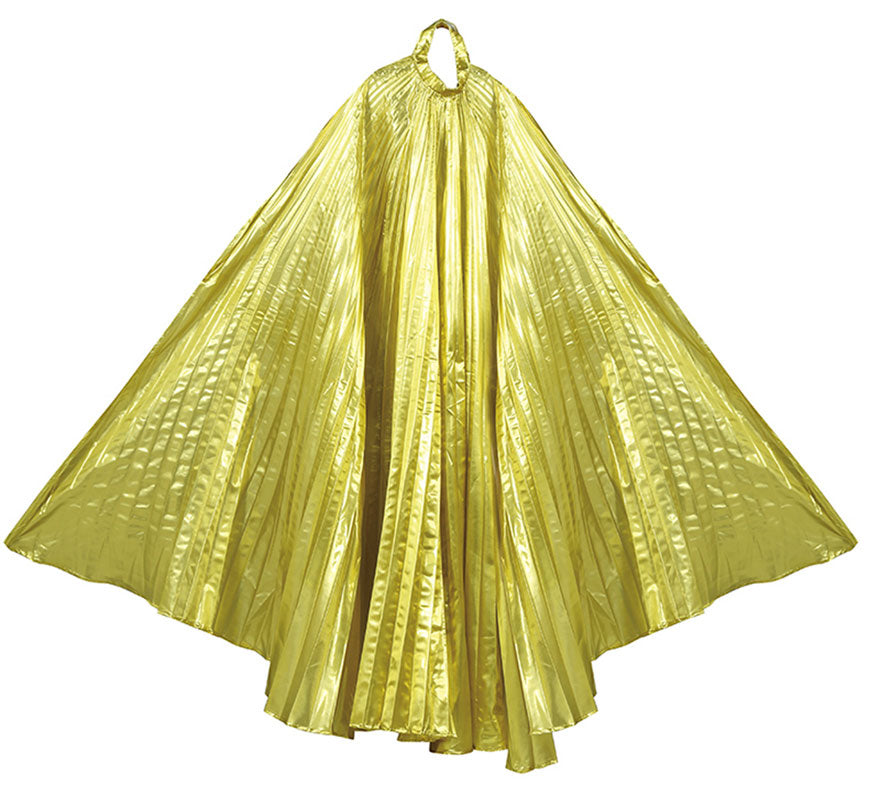 Translation missing: fr.Capa Plisada Antigua Larga Oro de 140 cm