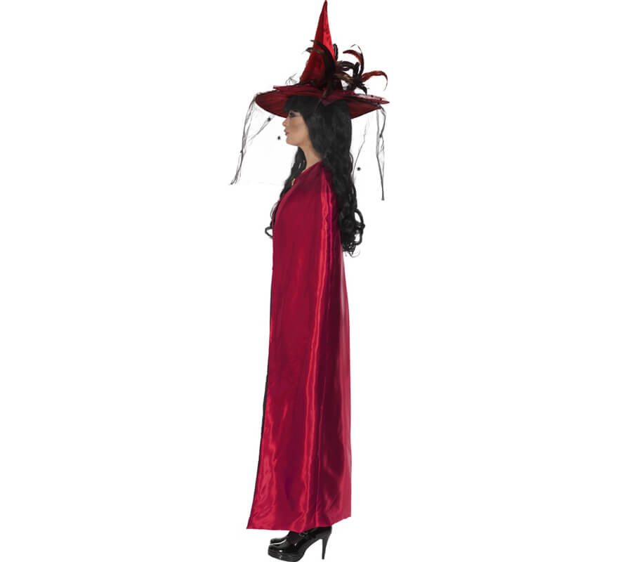Translation missing: fr.Capa Reversible de bruja Roja y negra para mujer
