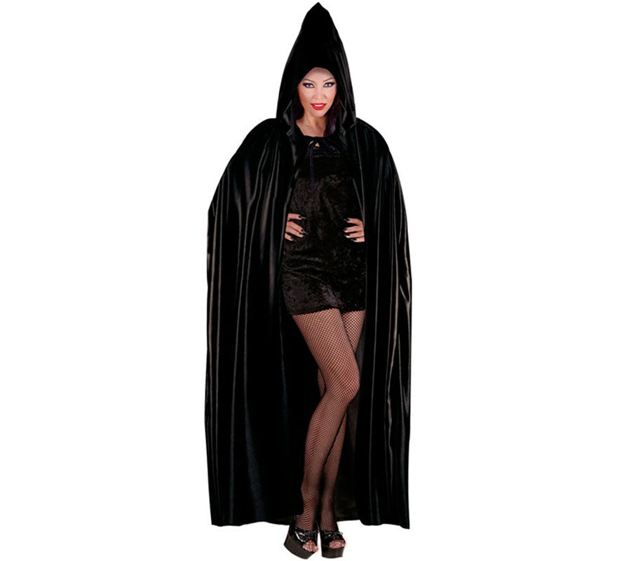 Translation missing: fr.Capa Siniestra negra con Capucha de 142 cm para adultos