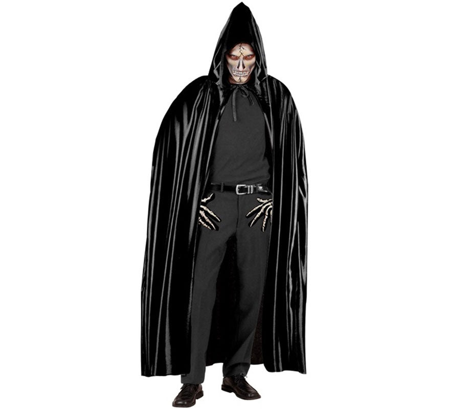 Translation missing: fr.Capa Siniestra negra con Capucha de 142 cm para adultos