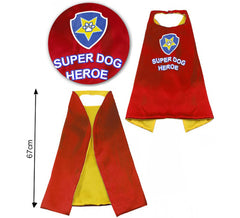 Cape de super chien pour chien rouge