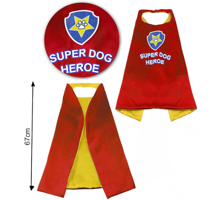 Translation missing: fr.Capa Súper Dog para perro Roja
