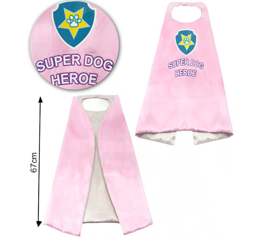 Translation missing: fr.Capa Súper Dog para perro Rosa