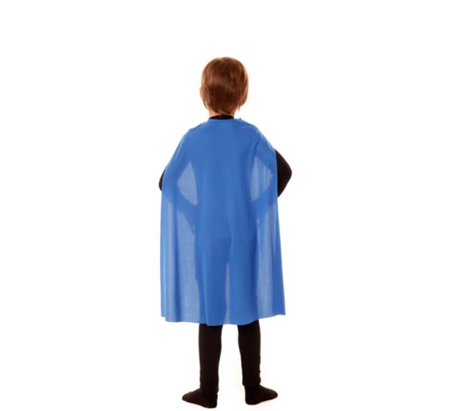 Translation missing: fr.Capa Superhéroe Infantil Azul de 70 cm