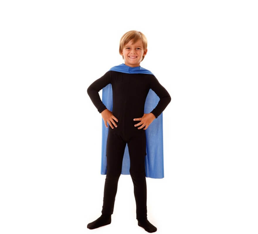 Translation missing: fr.Capa Superhéroe Infantil Azul de 70 cm