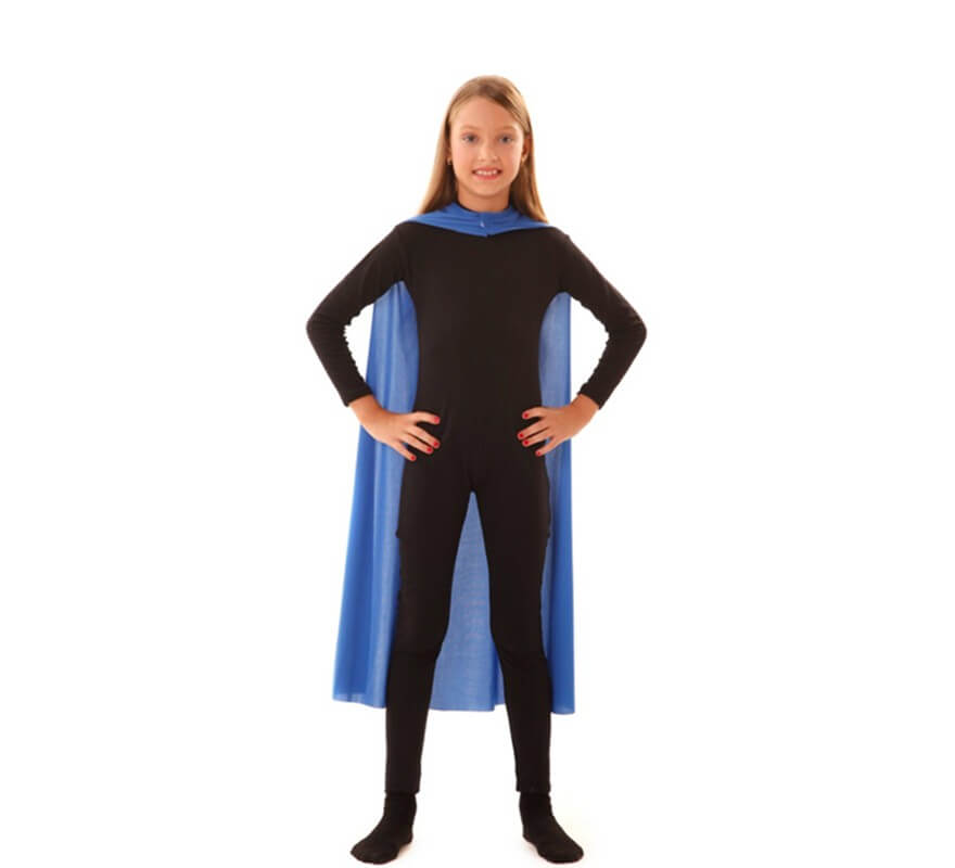 Translation missing: fr.Capa Superhéroe Infantil Azul de 90 cm
