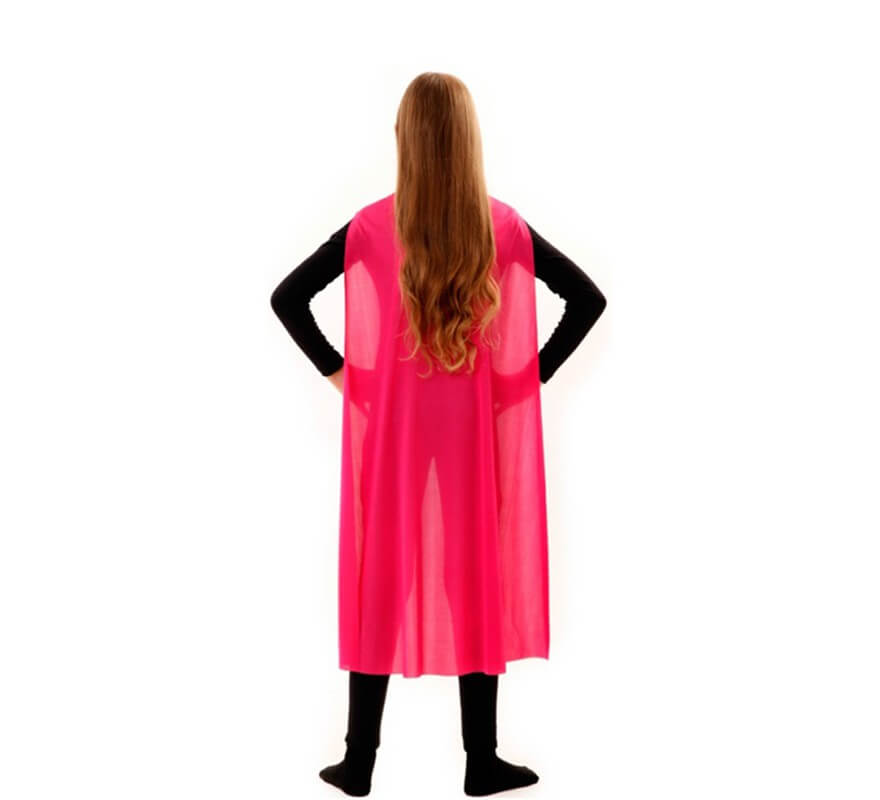 Translation missing: fr.Capa Superhéroe Infantil Rosa de 90 cm