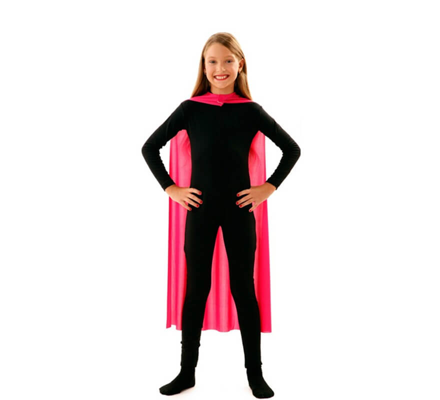 Translation missing: fr.Capa Superhéroe Infantil Rosa de 90 cm