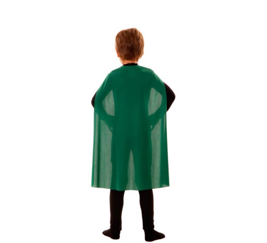 Translation missing: fr.Capa Superhéroe Infantil Verde de 70 cm