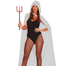 Cape en Velours Blanc avec Capuche 130 cm