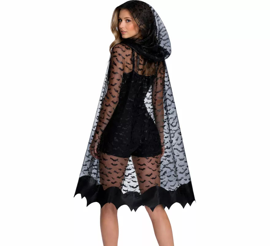 Translation missing: fr.Capa Transparente Murciélagos de 135 cm para mujer