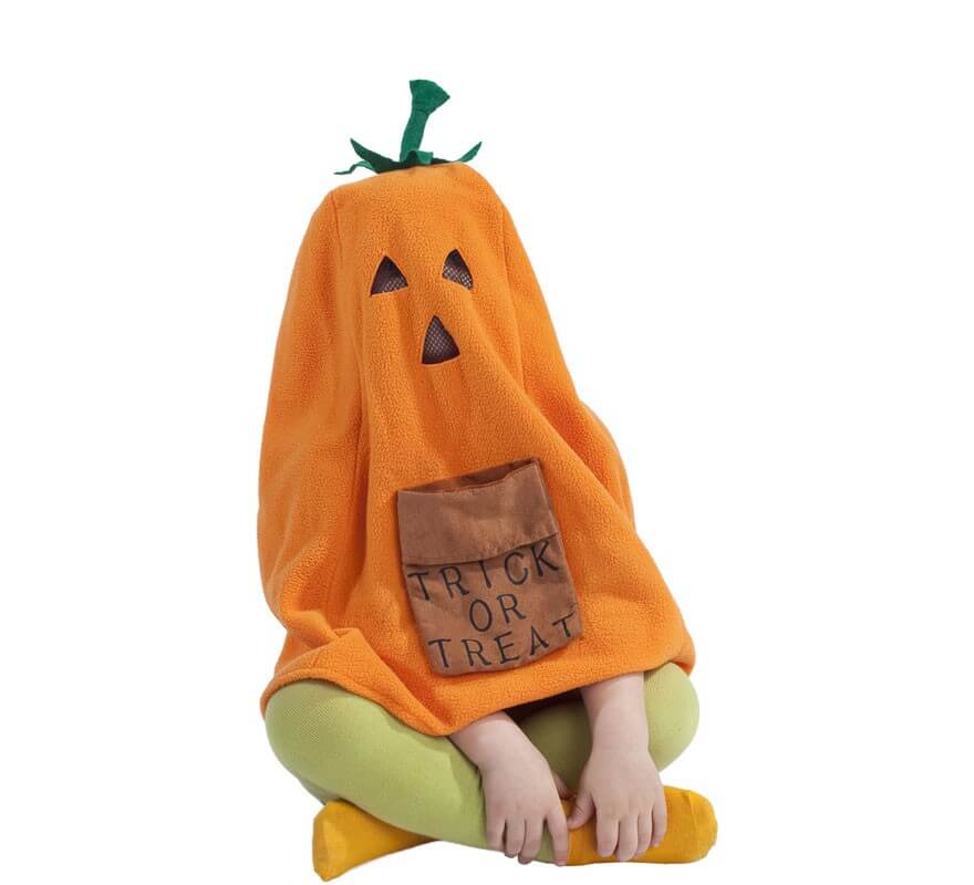 Translation missing: fr.Capucha con Capelina de Calabaza Truco o Trato para niños