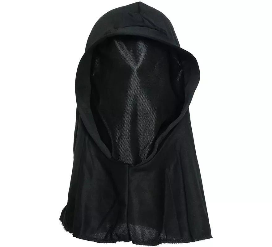 Translation missing: fr.Capucha negra de tela para Halloween