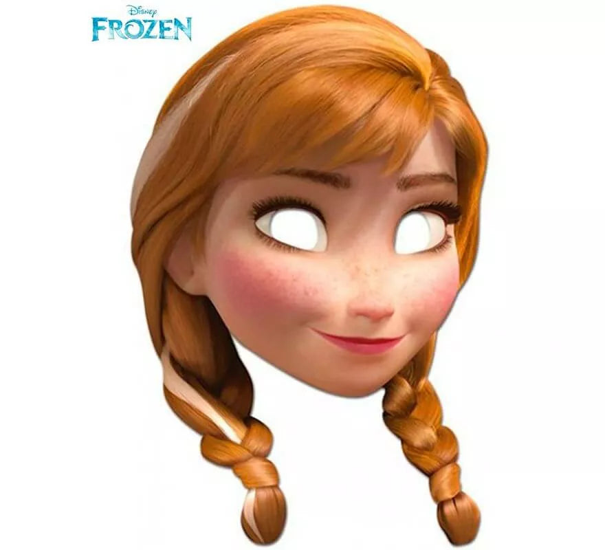 Translation missing: fr.Careta de Anna de Frozen El reino del hielo de cartón