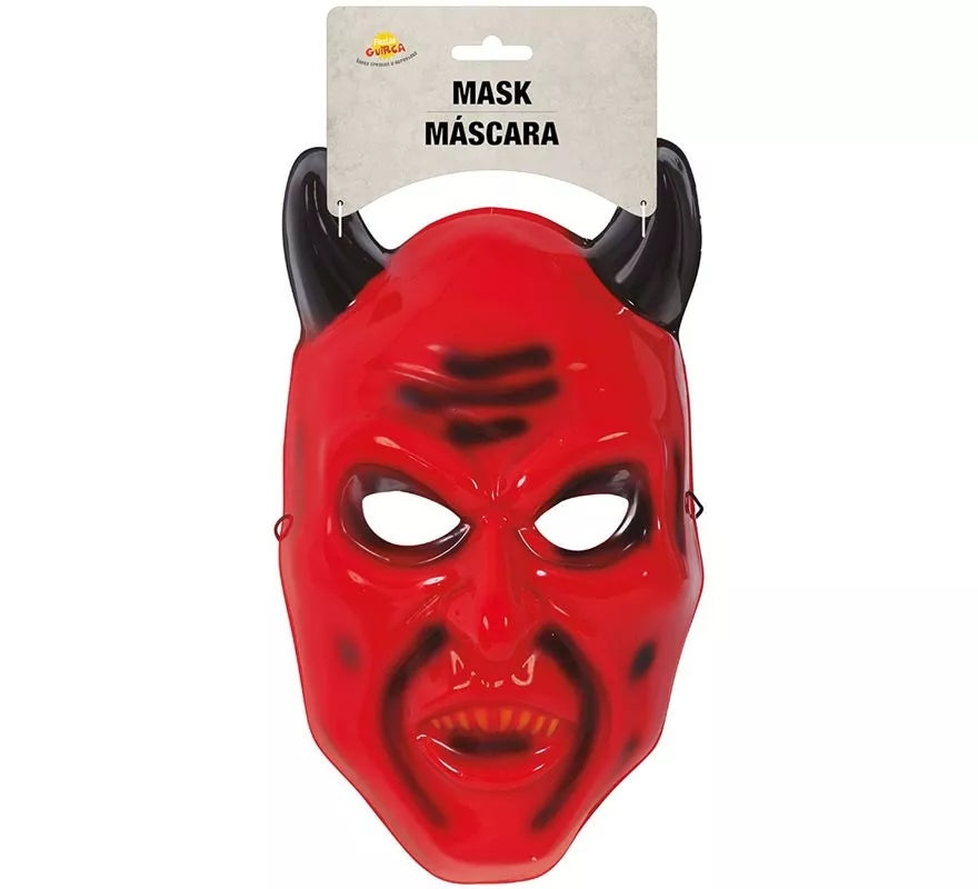 Translation missing: fr.Careta de Diablo Maligno con cuernos