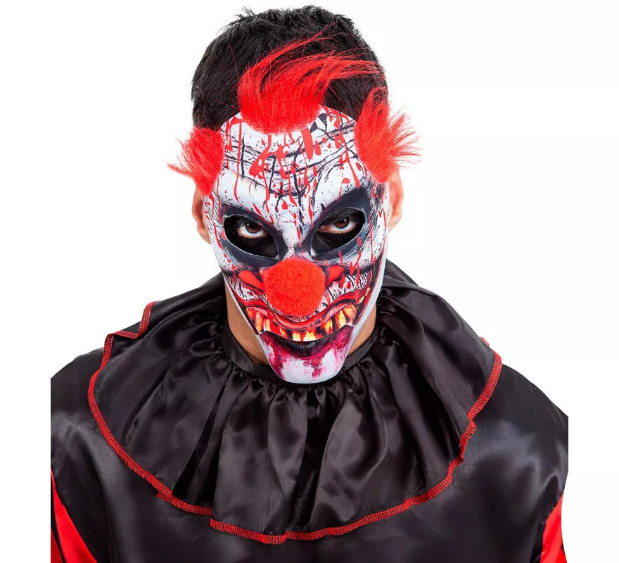 Translation missing: fr.Careta de Payaso del Terror con Pelo Rojo