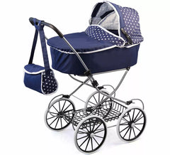 Poussette pour poupées Classic Deluxe avec sac, 89 x 70 x 42 cm