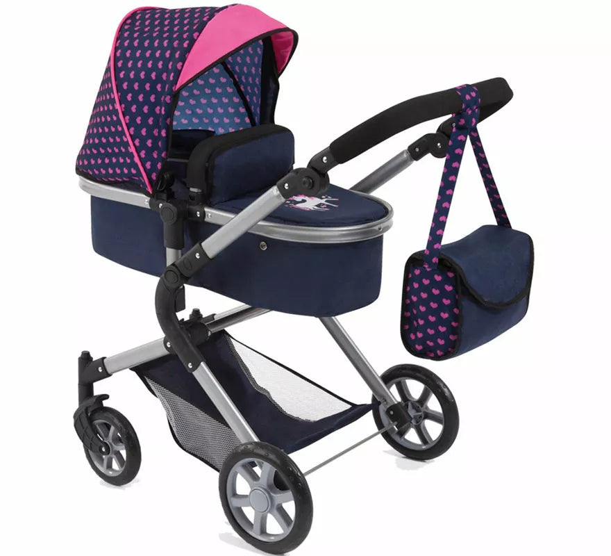 Carro de Muñecas Combi Neo Pro Unicornio con Bolso