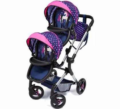 Carro de Muñecas Gemelar Unicornio