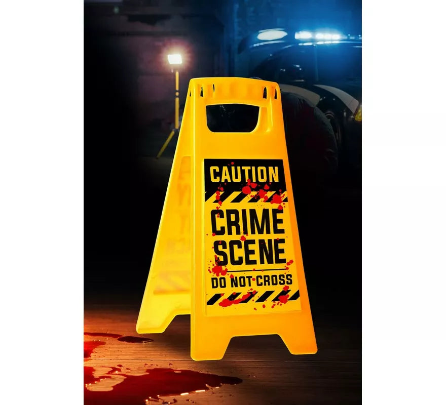 Translation missing: fr.Cartel ''Caution Crime Scene'' de 31x3,5x53 cm