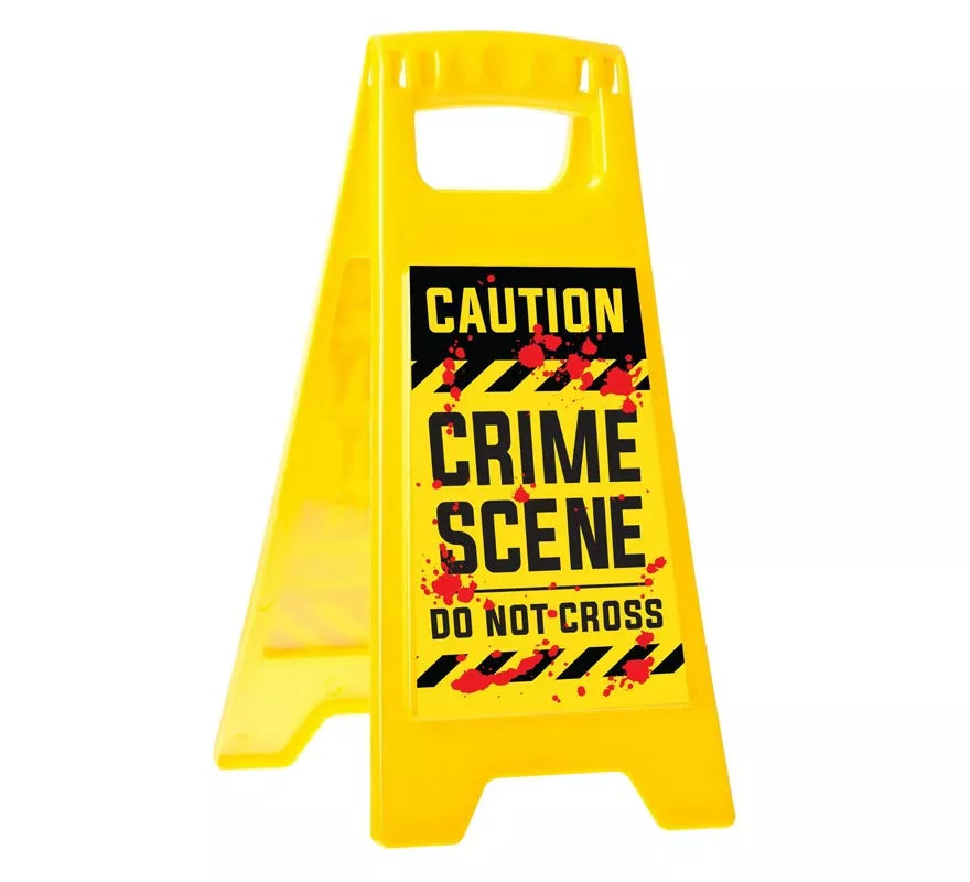 Translation missing: fr.Cartel ''Caution Crime Scene'' de 31x3,5x53 cm