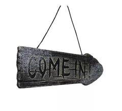 Panneau à suspendre Entrez 39x12 cm