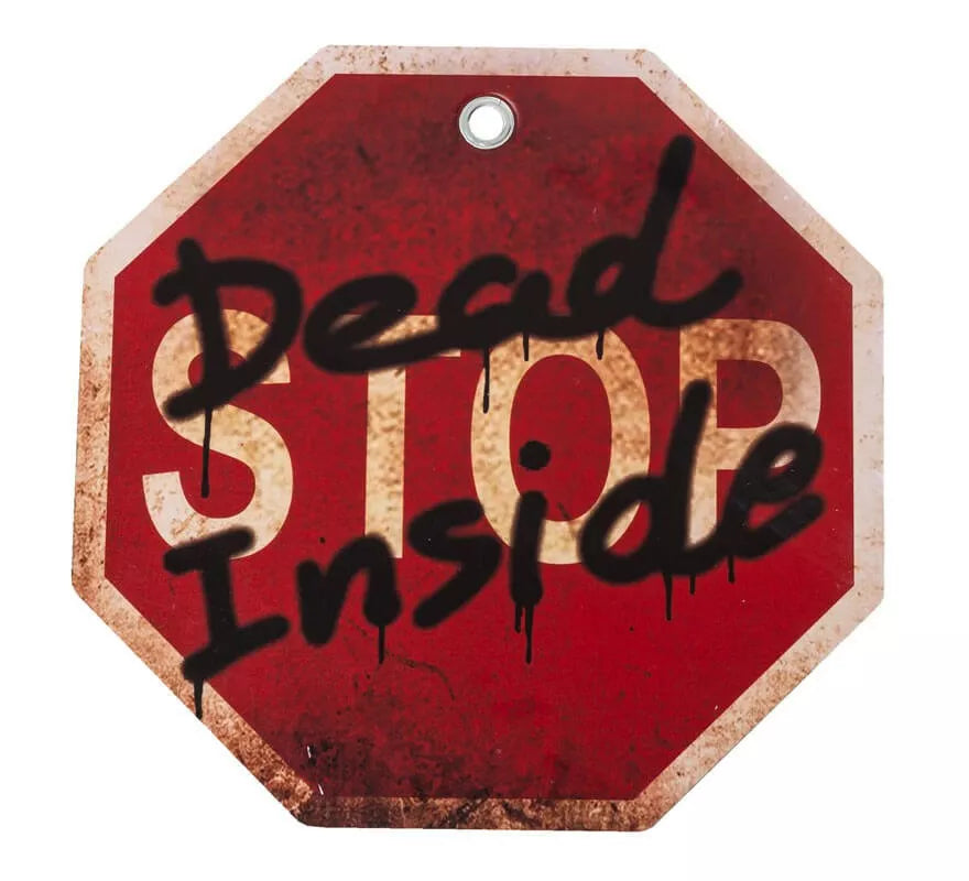 Translation missing: fr.Cartel de Muerte en el Interior (Dead Inside) de 24x24x0,5 cm