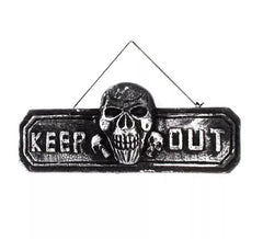 Panneau en mousse Keep Out mesurant 40x16,5x3 cm