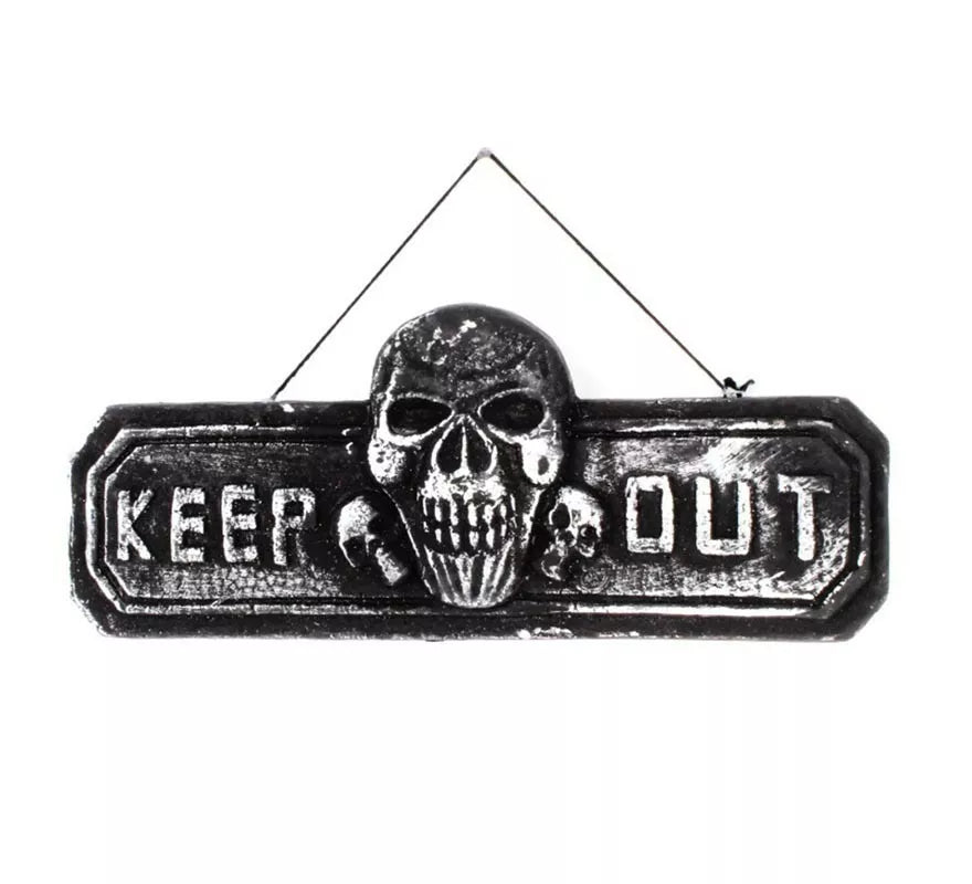 Translation missing: fr.Cartel Keep Out de foam de 40x16,5x3 cm