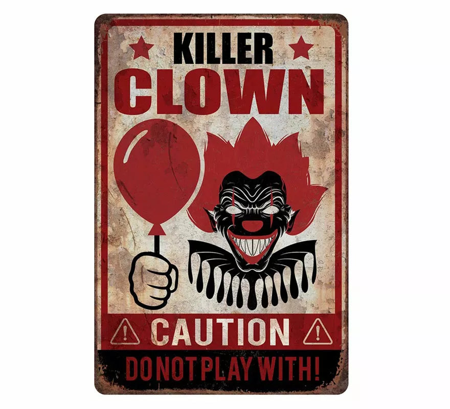 Translation missing: fr.Cartel 'Killer Clown' de 24X36 cm