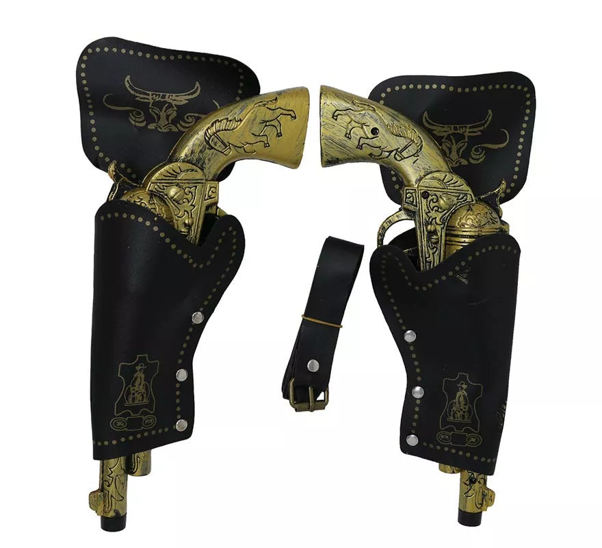 Translation missing: fr.Cartuchera doble con pistolas de 29 cm