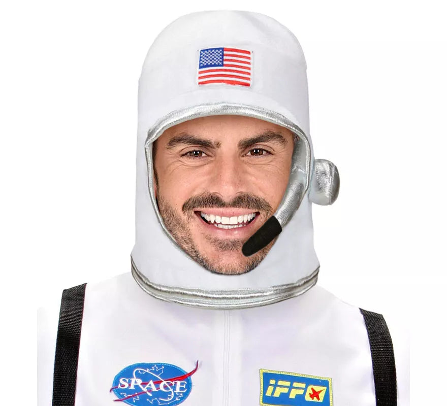 Translation missing: fr.Casco Astronauta Blanco USA para adulto