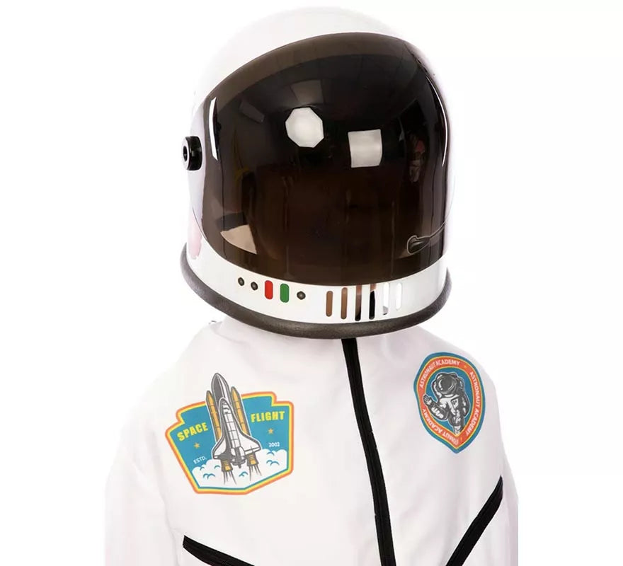 Translation missing: fr.Casco de Astronauta negro y blanco infantil de 21x23x22 cm