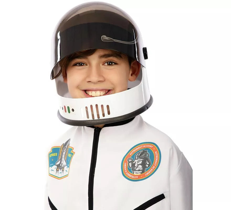 Translation missing: fr.Casco de Astronauta negro y blanco infantil de 21x23x22 cm