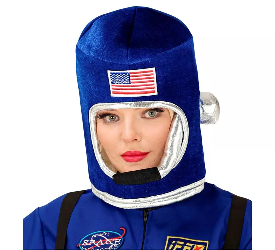 Translation missing: fr.Casco de Astronauta Space azul para adulto