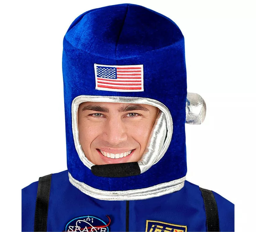 Translation missing: fr.Casco de Astronauta Space azul para adulto
