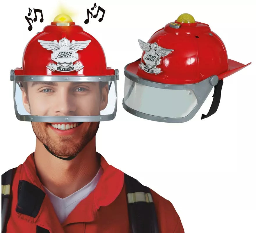 Translation missing: fr.Casco de Bombero con Sirena y Luz