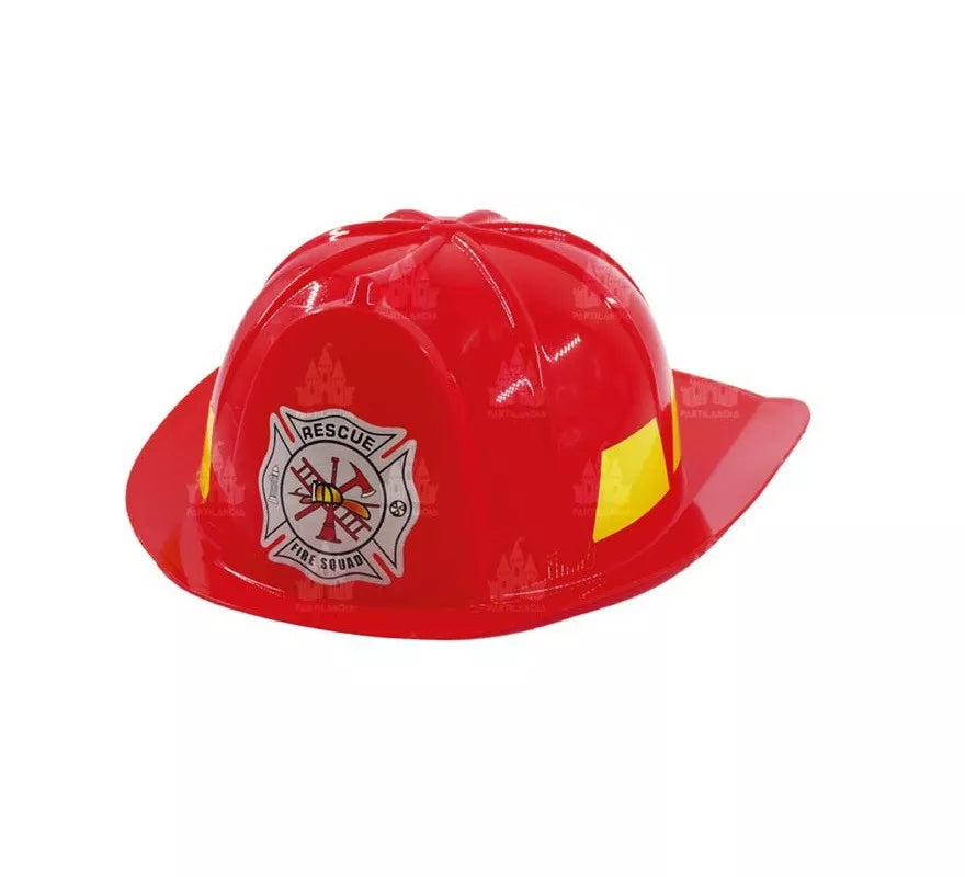 Translation missing: fr.Casco de Bombero rojo y amarillo infantil