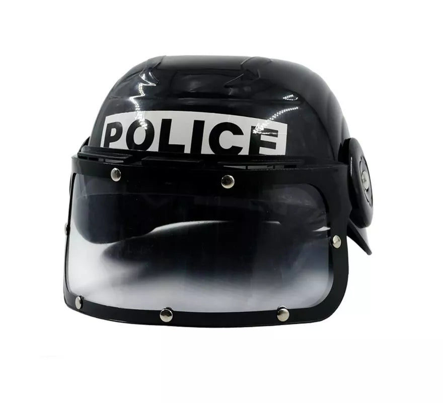 Translation missing: fr.Casco de Policía antidisturbios negro