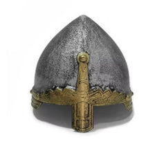 Casque de soldat médiéval âgé