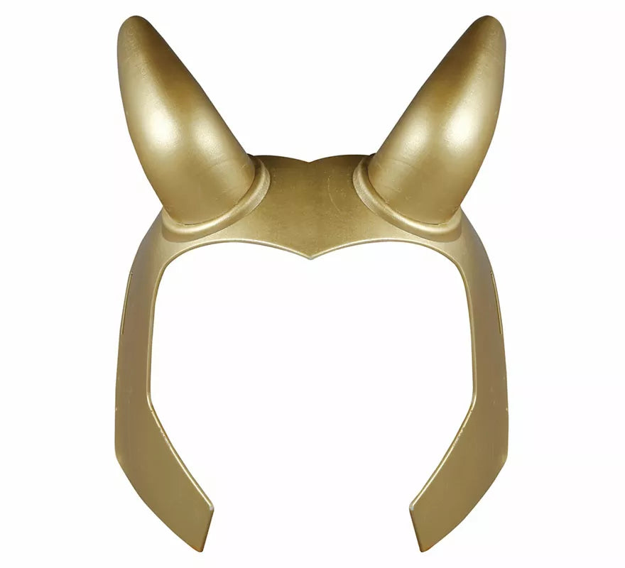 Translation missing: fr.Casco de Superhéroe Dorado con Cuernos